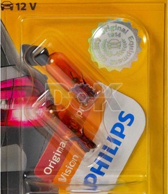 Автолампа Philips Vision WY5W W2,1x9,5d 5 W помаранчева 12396nab2