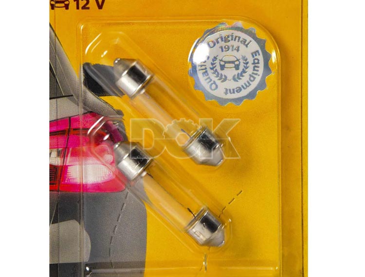 

Автолампа Philips 12844b2 Vision C5W SV8,5 5 W прозрачная