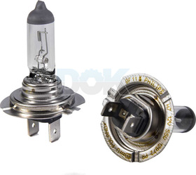 Автолампа Philips Vision H7 PX26d 55 W прозрачная 12972PRC2