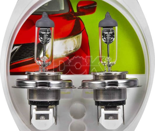Автолампа Philips LongLife EcoVision H4 P43t-38 60 W прозрачная 12342LLECOS2