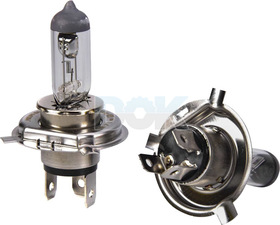 Автолампа Philips Vision H4 P43t-38 55 W 60 W прозора 12342PRC2