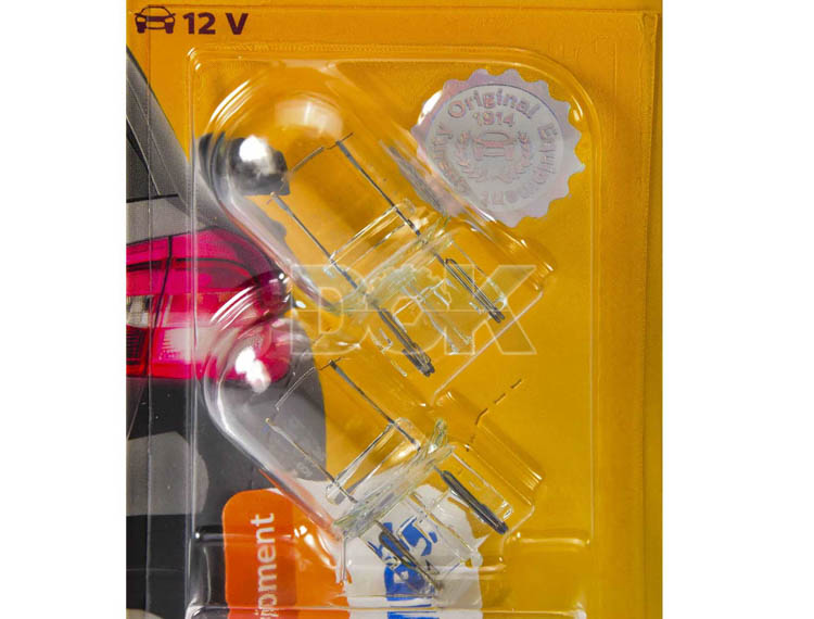 

Автолампа Philips 12065B2 Vision W21W W3x16d 21 W прозрачная
