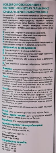 Очисник гальмівної системи PiTon