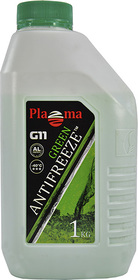 Готовый антифриз Plazma G11 зеленый -40 °C