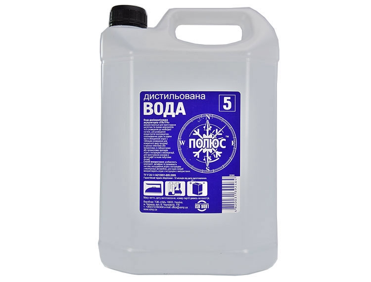 

Дистиллированная вода Полюс 5LWATERPOLUS