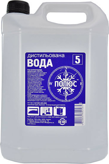 Дистиллированная вода Полюс (5 л) 5 л