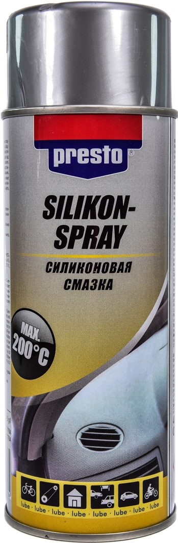 

Смазка Presto Silikon Spray силиконовая 217784