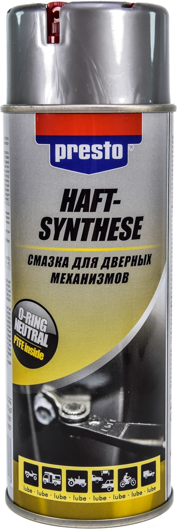 

Смазка Presto Haft Synthese для дверных механизмов 217937
