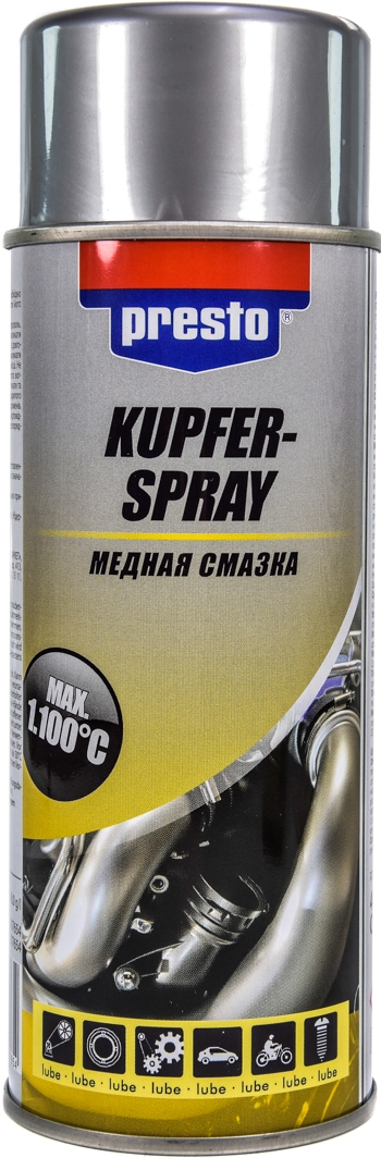 

Смазка Presto Kupfer Spray медная 217654