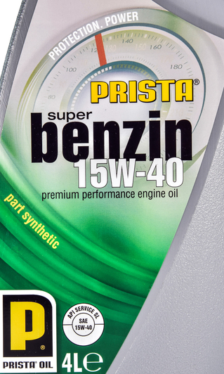 Моторное масло Prista Super Benzin 15W-40 4 л на Dacia Logan