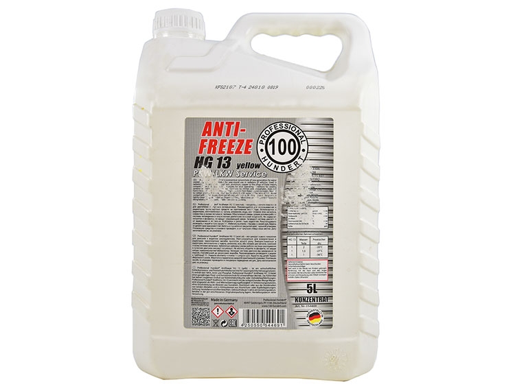 

Концентрат антифриза Professional Hundert G13 желтый HUNDERTAFHG135L