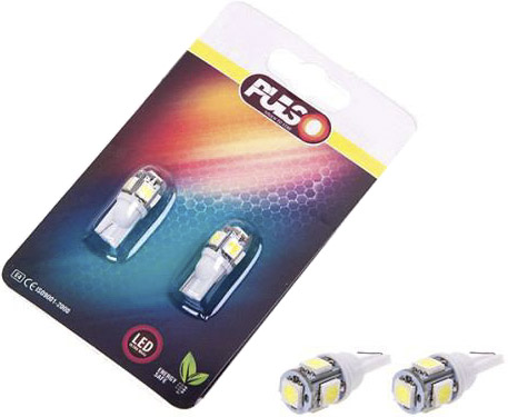 

Автолампа Pulso LP-21155 T10 1 W