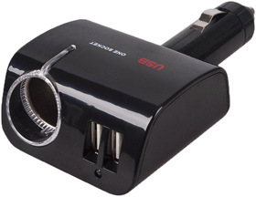 Разветвитель прикуривателя с USB Pulso SC-1068
