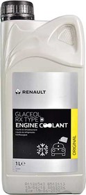 Готовый антифриз Renault / Dacia Glaceol RX type D зеленый -21°C