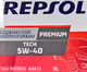 Моторна олива Repsol Premium Tech 5W-40 для Chrysler PT Cruiser 5 л на Chrysler PT Cruiser