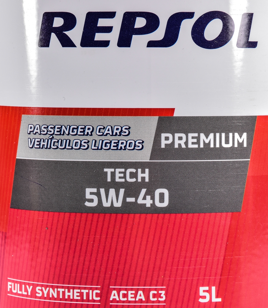 Моторное масло Repsol Premium Tech 5W-40 для Opel Kadett 5 л на Opel Kadett