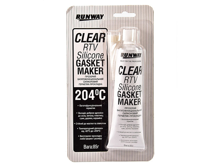 

Формирователь прокладок Runway Gasket Maker прозрачный RW8502