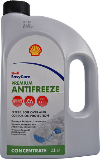 Shell Premium G11 синьо-зелений 4 л (PBT72B) концентрат антифризу