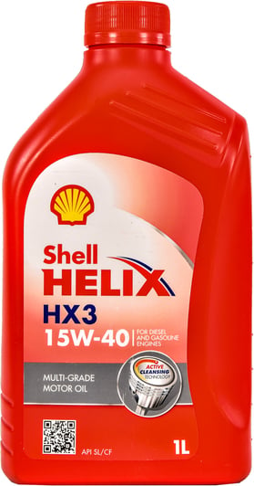 Моторное масло Shell Helix HX3 15W-40 1 л на Dacia Solenza