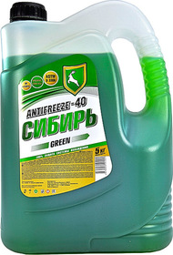 Готовий антифриз Сибирь G11 зелений -40 °C