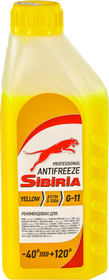 Готовий антифриз Sibiria G11 жовтий -40 °C