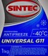 Готовый антифриз Sintec Universal G11 синий -40 °C 1 л
