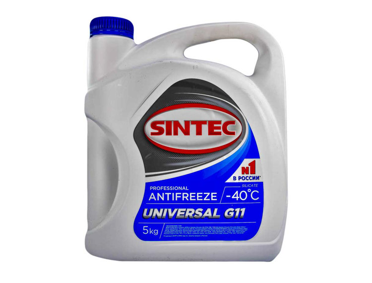 

Готовый антифриз Sintec Universal G11 синий -40 °C 800522