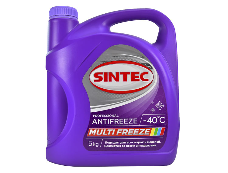 

Готовый антифриз Sintec Multi Freeze фиолетовый -40 °C 800534