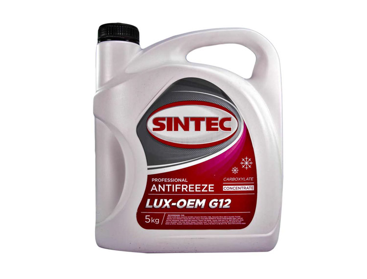 

Концентрат антифриза Sintec Lux G12 красный 990467