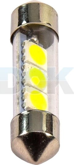 Автолампа Solar C10W SV8,5 прозрачная ls254p