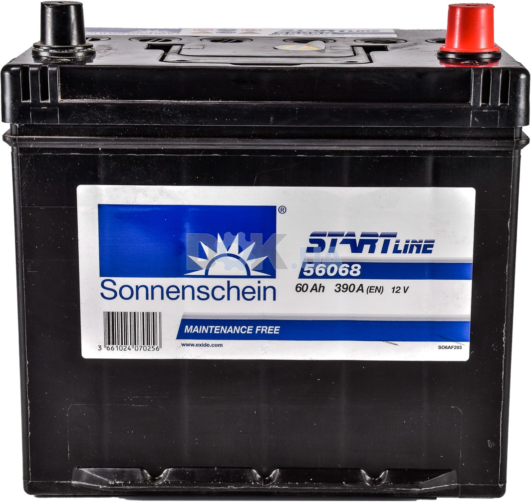 

Аккумулятор Sonnenschein 6 CT-60-R Start Line 56068