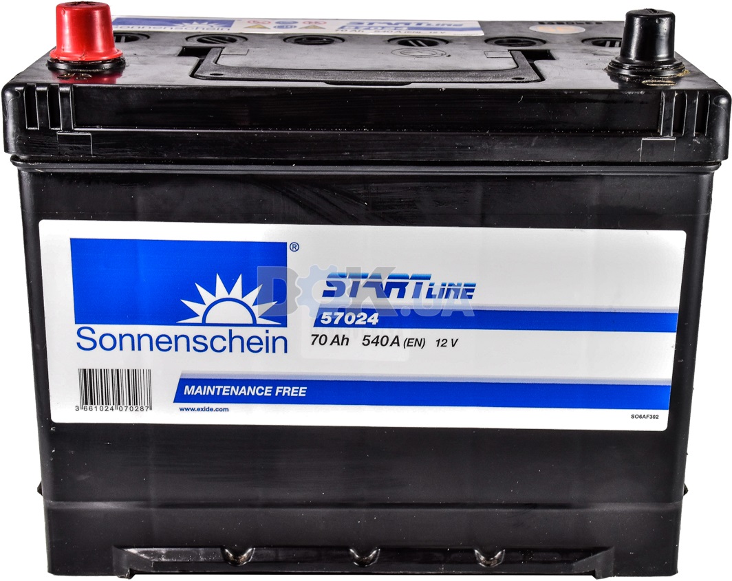 

Аккумулятор Sonnenschein 6 CT-70-L Start Line 57024