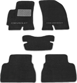 Комплект килимків Sotra ST06691-GD-GREY чорний