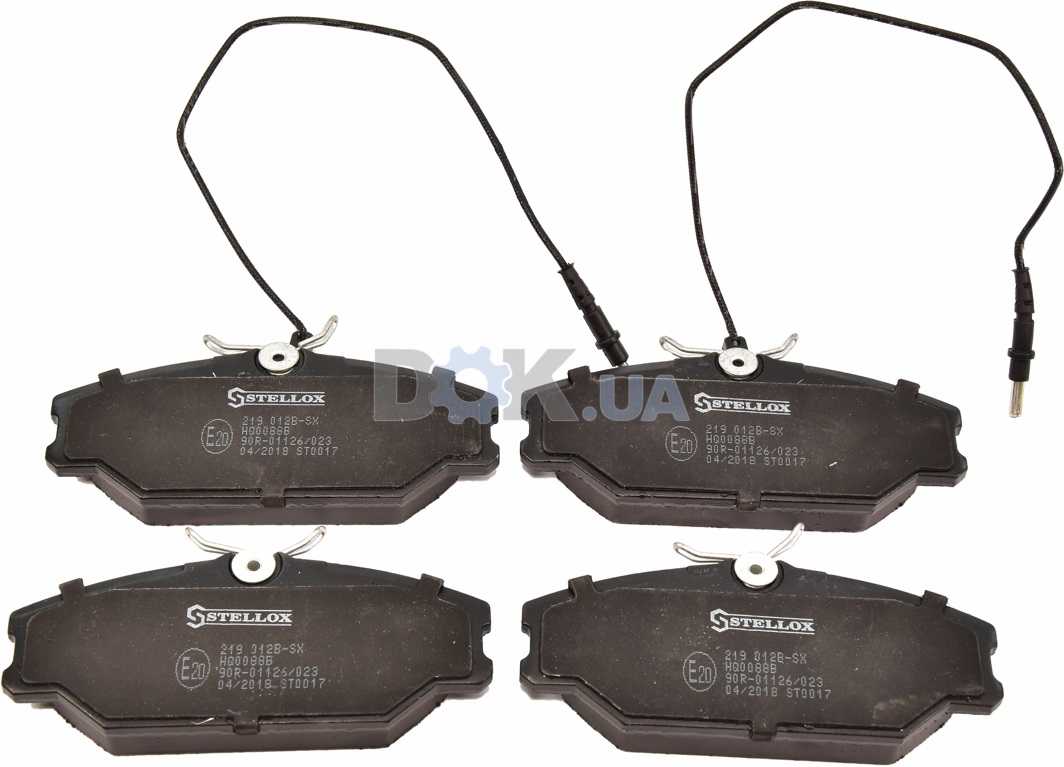 

Stellox 219012BSX Тормозные колодки