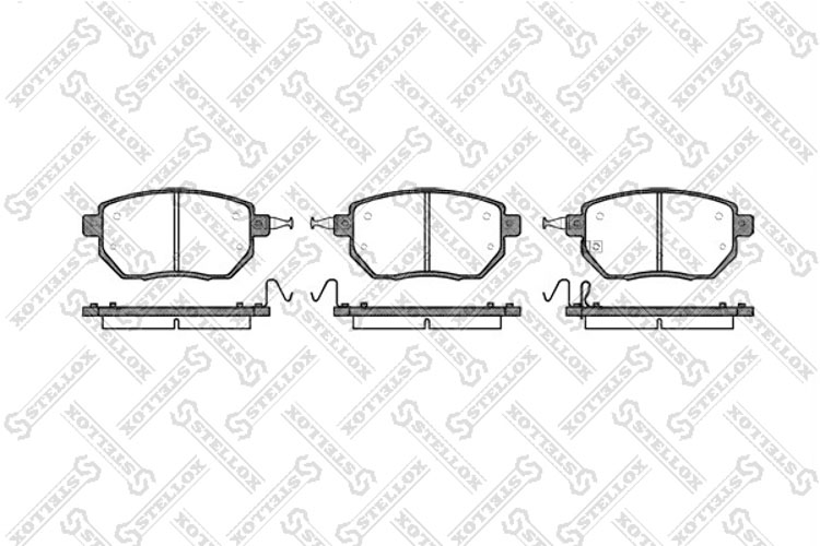 

Stellox 996002SX Тормозные колодки