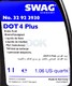 Тормозная жидкость SWAG DOT 4 +