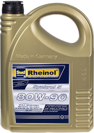 SWD Rheinol Synkrol 5 GL-5 80W-90 (5 л) трансмиссионное масло 5 л