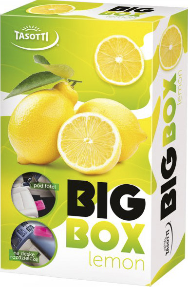 

Ароматизатор Tasotti Big box Lemon 58 г 33319