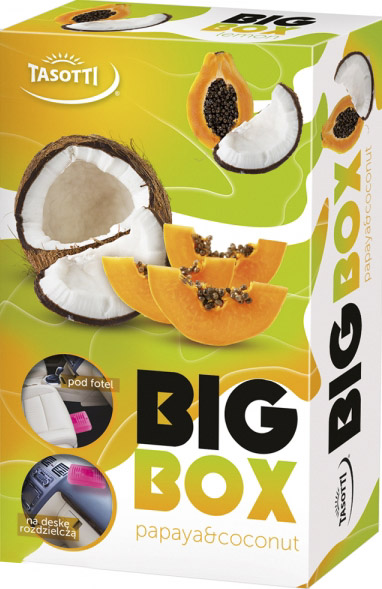 

Ароматизатор Tasotti Big box Papaya - Сoconut 58 г 33321