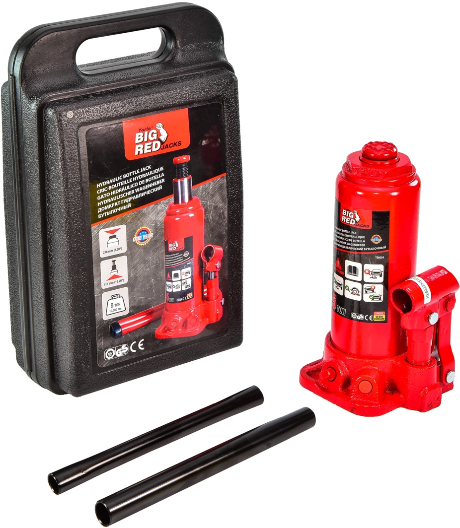 

Домкрат Torin Big Red вертикальный (бутылочный) гидравлический 5 т T90504S