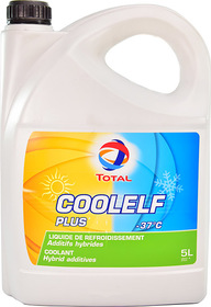 Готовий антифриз Total Coolelf Plus G11 синьо-зелений -37 °C