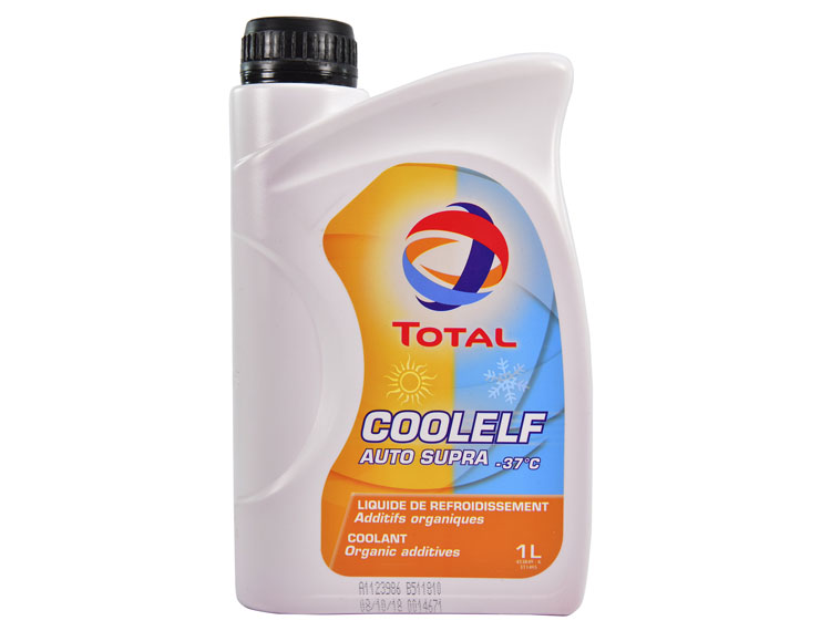 

Готовый антифриз Total Coolelf Auto Supra G12+ розовый -37 °C 172766