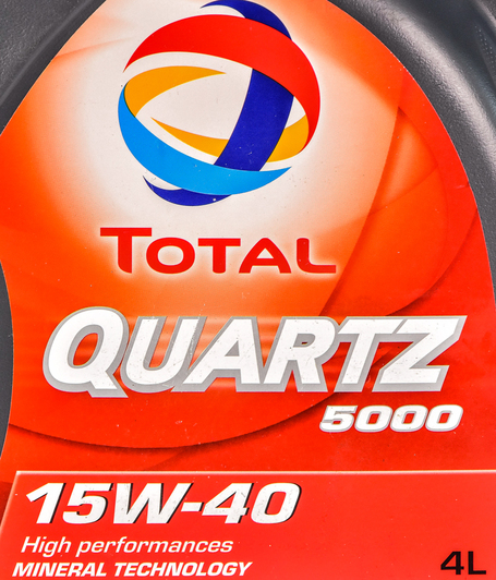 Моторна олива Total Quartz 5000 15W-40 4 л на Opel Ampera