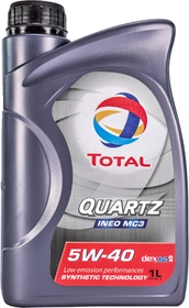 Моторна олива Total Quartz Ineo MC3 5W-40 синтетична