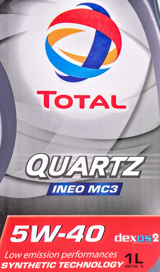Моторна олива Total Quartz Ineo MC3 5W-40 для Nissan Interstar 1 л на Nissan Interstar