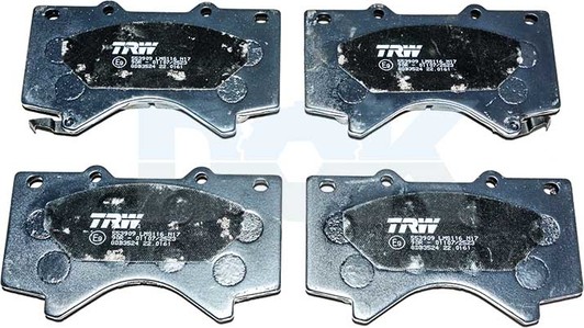 Тормозные колодки TRW GDB3524