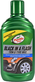 Чернитель шин Turtle Wax Black in a Flash Trim & Tyre Wax 52886fg7698 300 мл