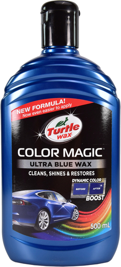 Цветной полироль для кузова Turtle Wax Color Magic Ultra Blue Wax синий 500 мл