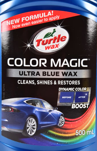 Цветной полироль для кузова Turtle Wax Color Magic Ultra Blue Wax синий 500 мл