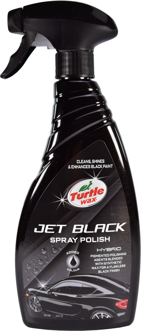 

Цветной полироль для кузова Turtle Wax Hybrid Jet Black Spray Polish черный 53140